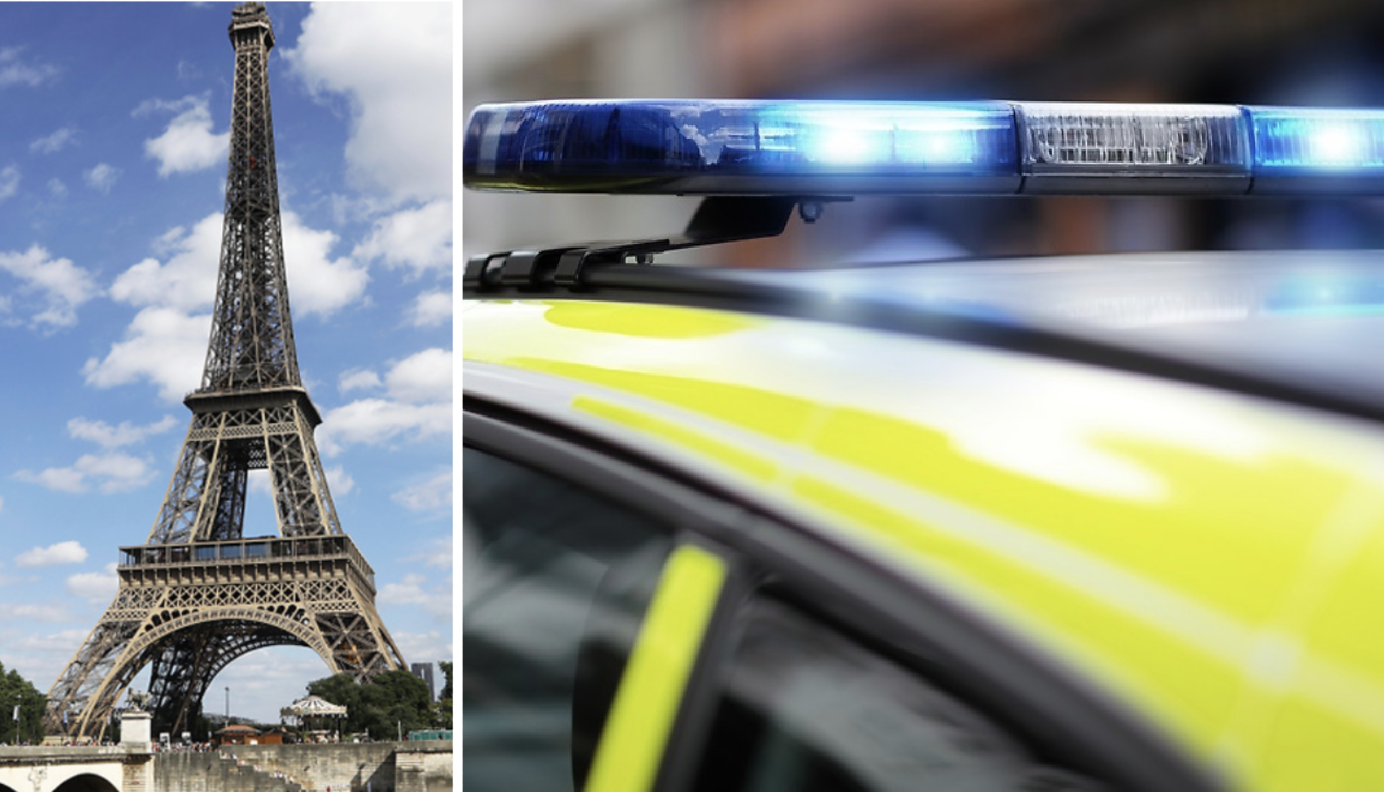 Polisen, TT, Paris, Frankrike, Skottlossning